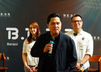 Jelang KLB PSSI, Erick Thohir Temui Suporter