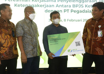 BP Jamsostek – Pegadaian Jalin Kerja Sama