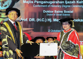 Megawati Terima Gelar Doktor Kehormatan dari UTAR Malaysia