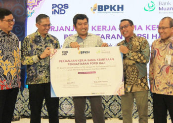 Kerja Sama Pendaftaran Porsi Haji Reguler Bank Muamalat – Pos Indonesia