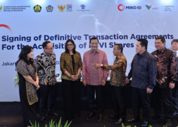 MIND ID, VCL & SMM Tandatangani Perjanjian Dalam Rangka Divestasi Lanjutan PT Vale Indonesia, Tbk