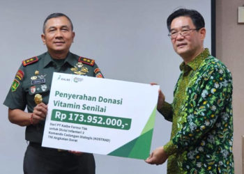 Kalbe Farma Berbagi Produk Kesehatan untuk Kostrad