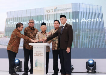 Wapres RI Resmikan Gedung Landmark Bank BSI di Aceh