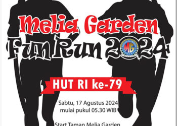 Semarak HUT RI, Melia Garden Fun Run Akan Digelar
