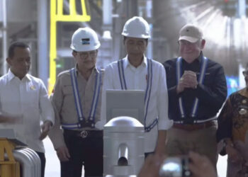 Presiden Resmikan Pabrik Smelter Freeport di Gresik