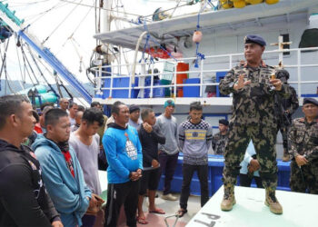 KKP Amankan 5 KIA Pencuri Ikan di Samudera Pasifik dan Selat Malaka