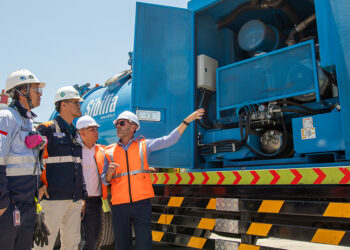 KOBX Serahkan Sibilia Truk Vacuum S24D ke Smelter Freeport Indonesia