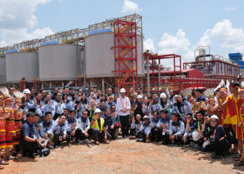 Presiden Resmikan Injeksi Bauksit Perdana Proyek SGAR Fase I