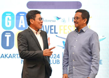 Pacu Bisnis, Bank Mandiri Bidik Transaksi Garuda Indonesia Travel Festival (GATF) 2024