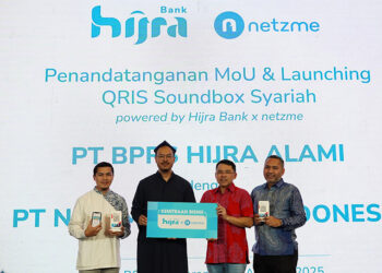Kolaborasi Hijra Bank,  Layanan QRIS Soundbox Syariah
