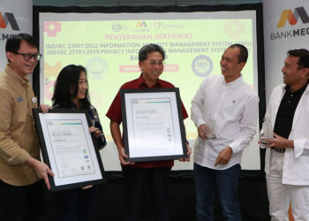 Bank Mega Raih Sertifikasi ISO 27001:2022 dan ISO 27701:2019