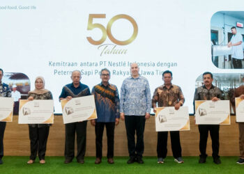 Token of Appreciation 50 Tahun Kemitraan Nestlé